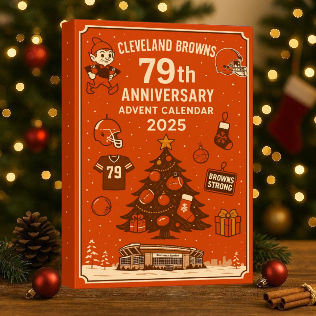 🏈NFL Team🎁Cleveland Browns 79th Anniversary Advent Calendar