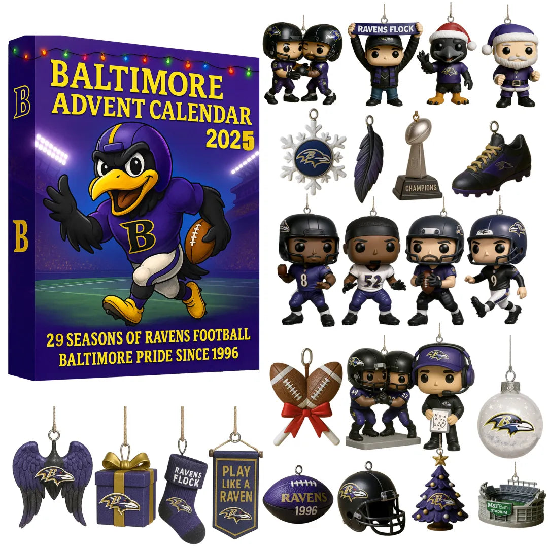 🏈NFL Team🎁Baltimore Ravens Advent Calendar 2025