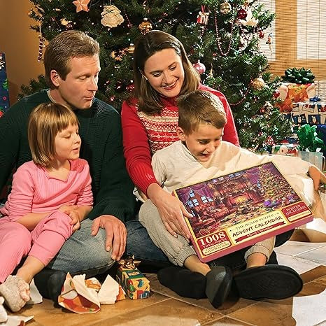 🔥Christmas Advent Calendar Jigsaw Puzzle 1000pcs