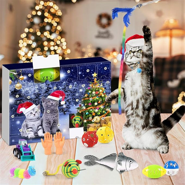 🐱2025 Christmas Countdown Cat Toys Advent Calendar🐈