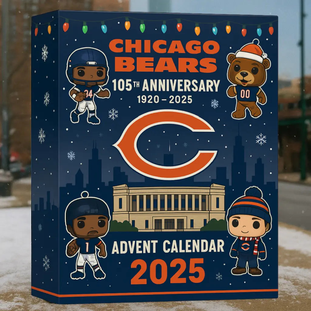 🏈NFL Team🎁 Chicago Bears 105th Anniversary 2025 Advent Calendar