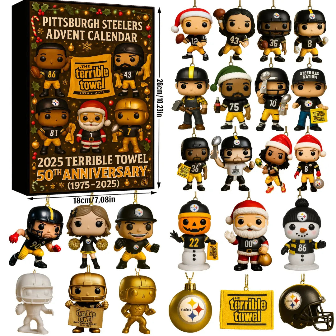 🏈NFL Team🎁Pittsburgh Steelers 50th Anniversary Advent Calendar