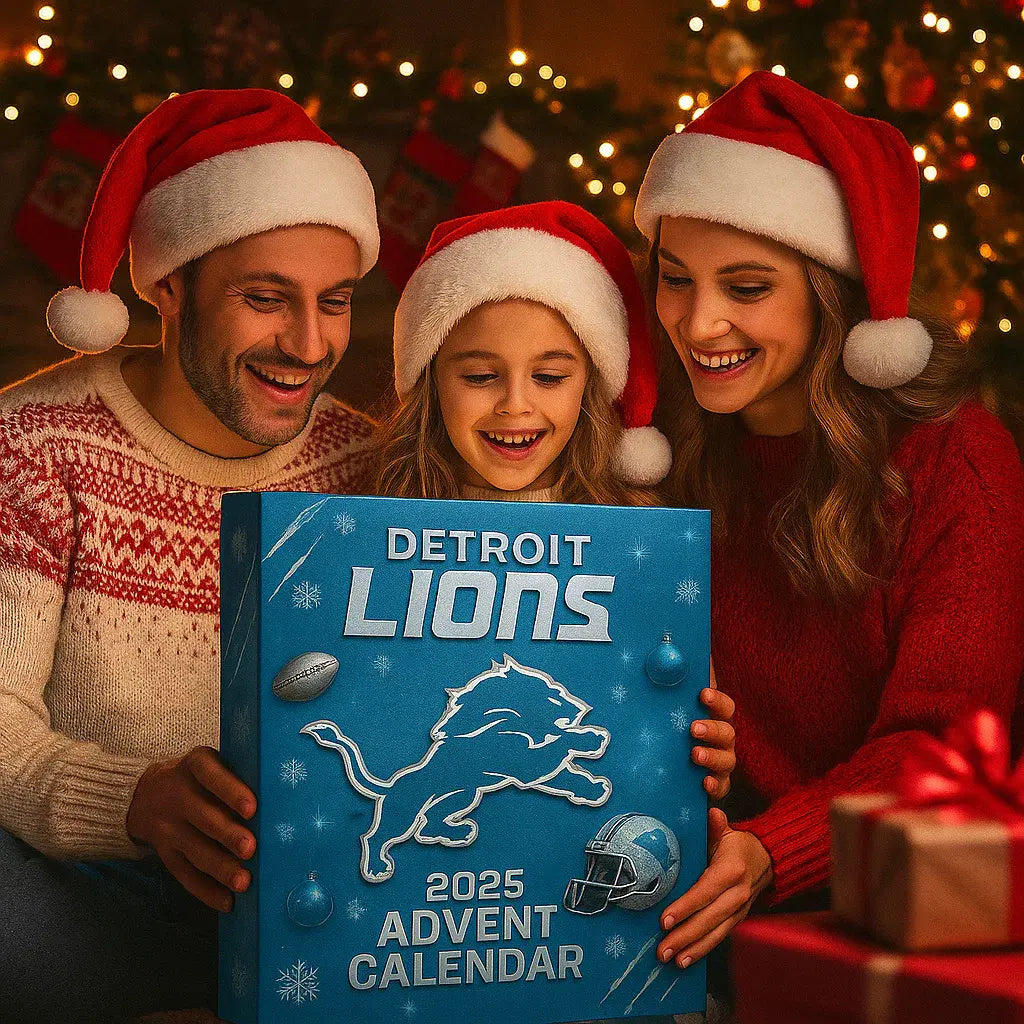 🏈NFL Team🎁Detroit Lions Star Advent Calendar 2025