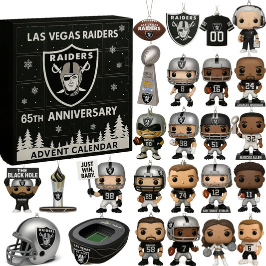 🏈NFL Team🎁Las Vegas Raiders 65th Anniversary Advent Calendar 2025