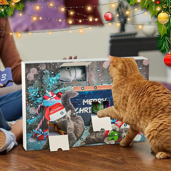 🐱2025 Christmas Countdown Cat Toys Advent Calendar🐈