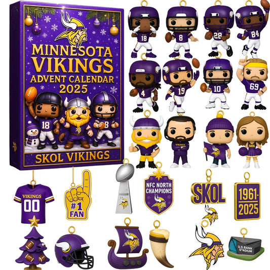 🏈NFL Team🎁Minnesota Vikings Advent Calendar 2025
