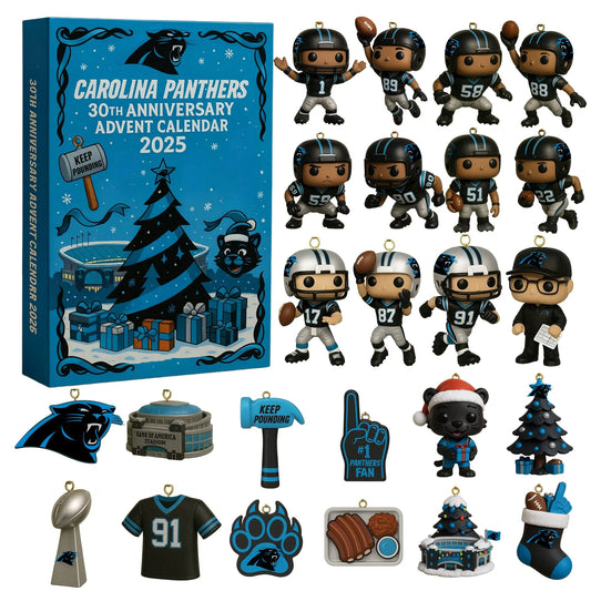 🏈NFL Team🎁Carolina Panthers 30th Anniversary Advent Calendar 2025