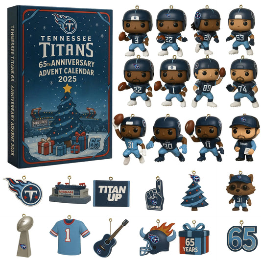 🏈NFL Team🎁Tennessee Titans 65th Anniversary Advent Calendar 2025