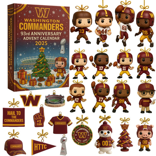🏈NFL Team🎁Washington Commanders 93rd Anniversary Advent Calendar 2025