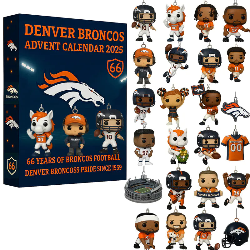 🏈NFL Team🎁Denver Broncos 66th Anniversary Advent Calendar
