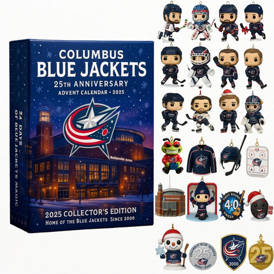 Columbus Blue Jackets 25th Anniversary Advent Calendar 2025