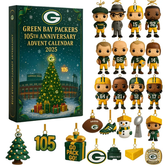 🏈NFL Team🎁Green Bay Packers 105th Anniversary Advent Calendar 2025