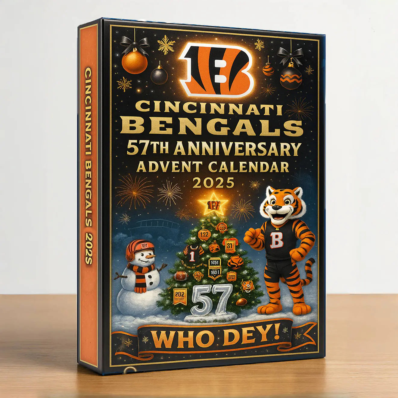 🏈NFL Team🎁Cincinnati Bengals 57th Anniversary Advent Calendar 2025