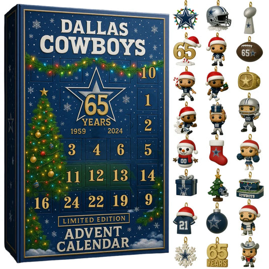 🏈NFL Team🎁2025 Dallas Cowboys 65th Anniversary Advent Calendar