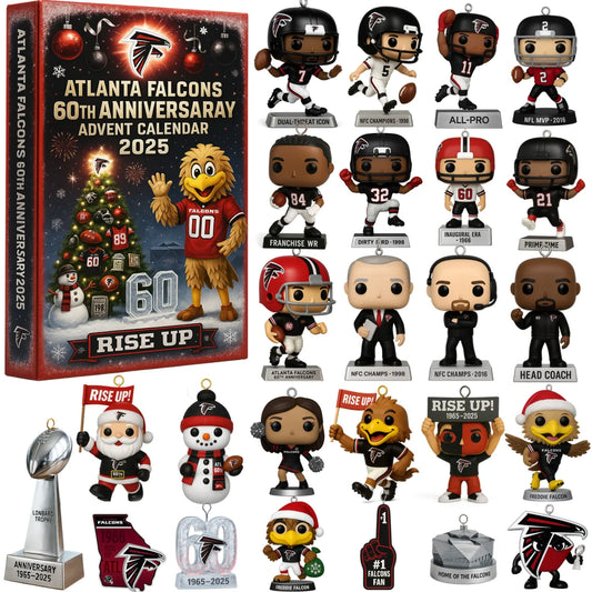 🏈NFL Team🎁Atlanta Falcons 60th Anniversary Advent Calendar