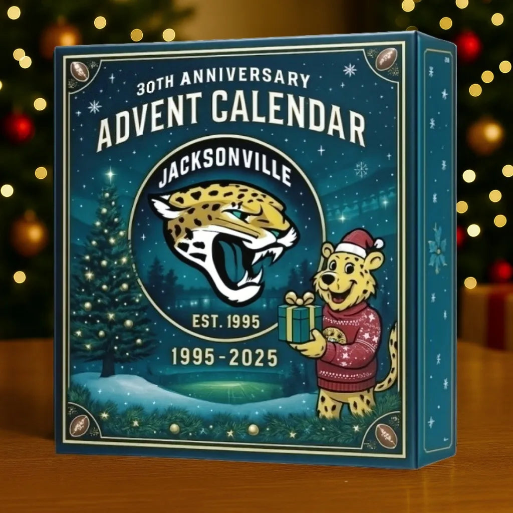 🏈NFL Team🎁Jacksonville Jaguars 30th Anniversary 2025 Advent Calendar