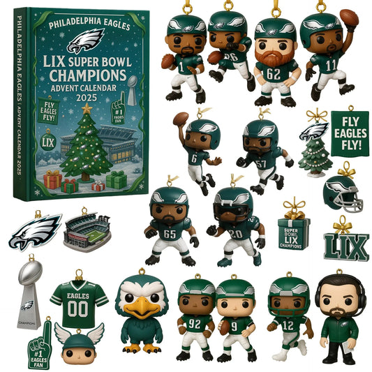 🏈NFL Team🎁Philadelphia Eagles LIX Super Bowl Champions Advent Calendar 2025