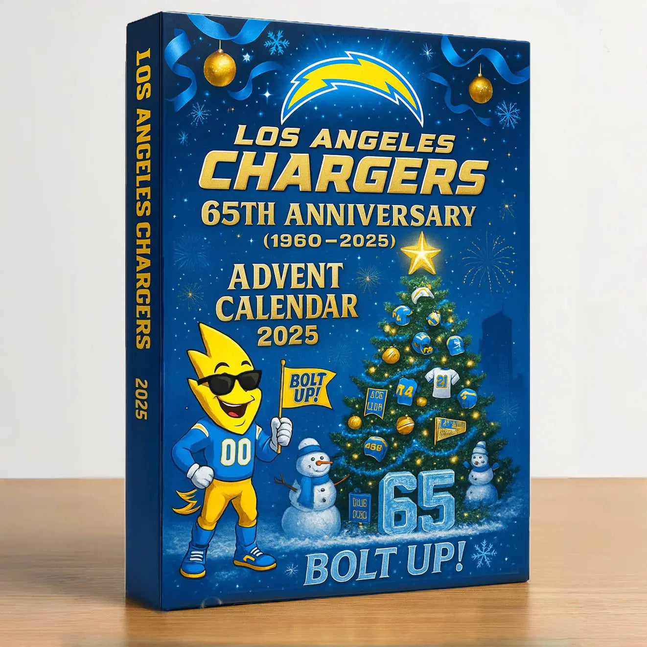 🏈NFL Team🎁Los Angeles Chargers 65th Anniversary Advent Calendar 2025