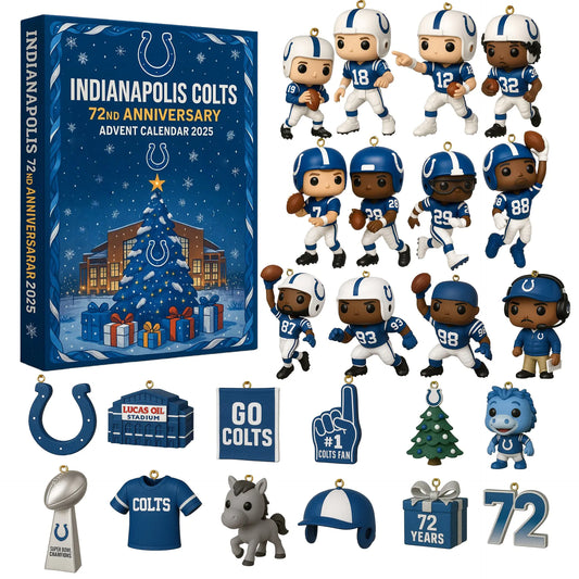 🏈NFL Team🎁Indianapolis Colts 72nd Anniversary Advent Calendar 2025