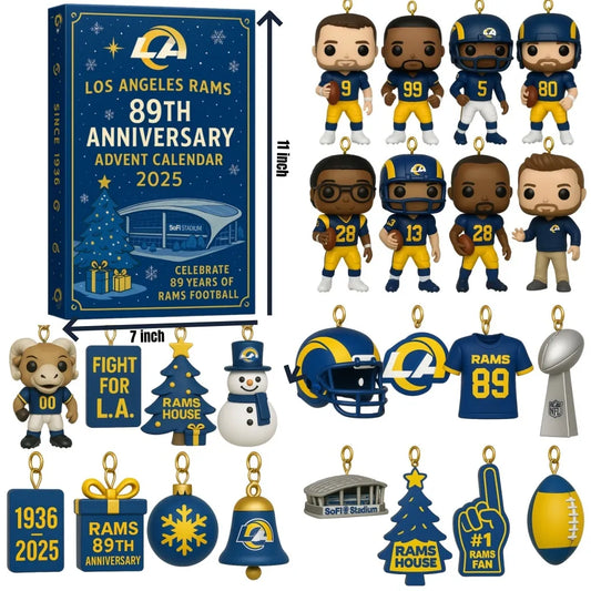 🏈NFL Team🎁Los Angeles Rams 89th Anniversary Advent Calendar